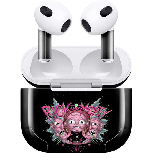 Adult Swim Rick and Morty Split Head Rick Apple AirPods (3rd Gen 2021) Skin