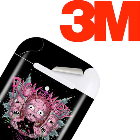 Adult Swim Rick and Morty Split Head Rick Apple AirPods Skin