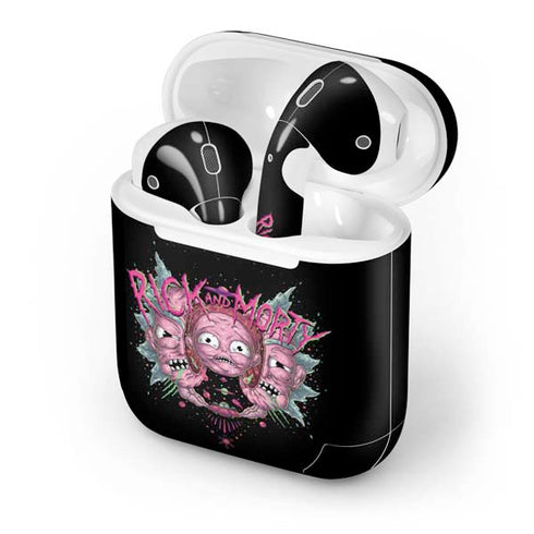 Adult Swim Rick and Morty Split Head Rick Apple AirPods Skin