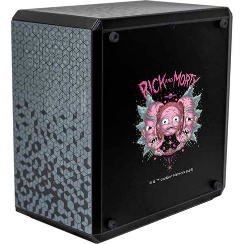 Adult Swim Rick and Morty Split Head Rick Cooler Master MasterBox Q300L Mini Tower Skin