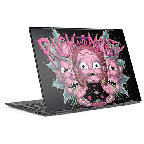 Adult Swim Rick and Morty Split Head Rick HP Envy Skin