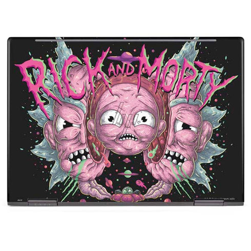 Adult Swim Rick and Morty Split Head Rick HP Envy Skin