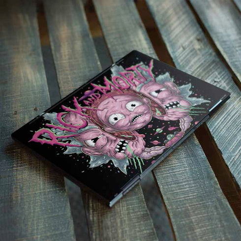 Adult Swim Rick and Morty Split Head Rick HP Envy Skin