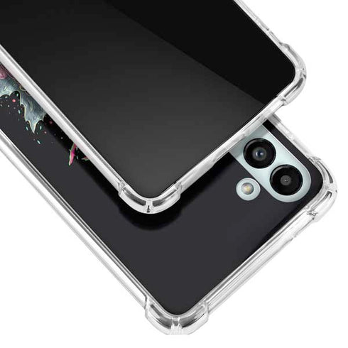 Adult Swim Rick and Morty Split Head Rick Galaxy A13 5G Clear Case