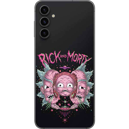 Adult Swim Rick and Morty Split Head Rick Galaxy A14 5G Skin