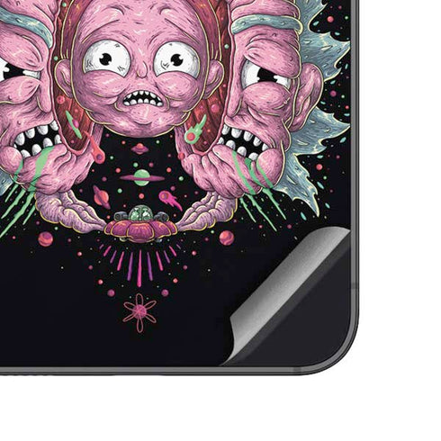 Adult Swim Rick and Morty Split Head Rick Galaxy A14 5G Skin