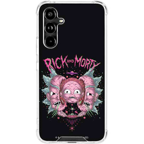Adult Swim Rick and Morty Split Head Rick Galaxy A54 5G Clear Case