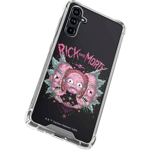 Adult Swim Rick and Morty Split Head Rick Galaxy A54 5G Clear Case
