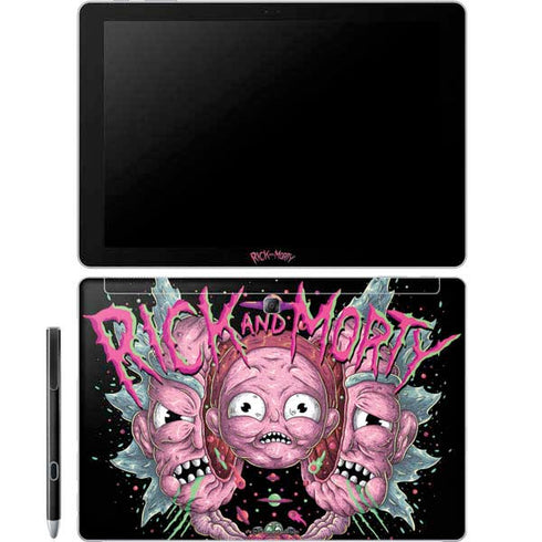Adult Swim Rick and Morty Split Head Rick Galaxy Book 12in Skin