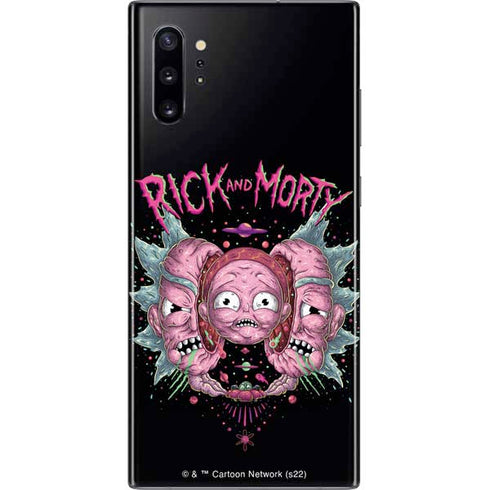 Adult Swim Rick and Morty Split Head Rick Galaxy Note 10 Plus Skin