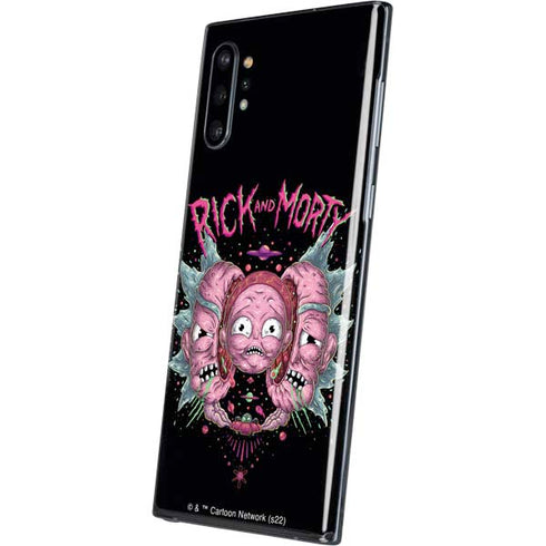 Adult Swim Rick and Morty Split Head Rick Galaxy Note 10 Plus Skin