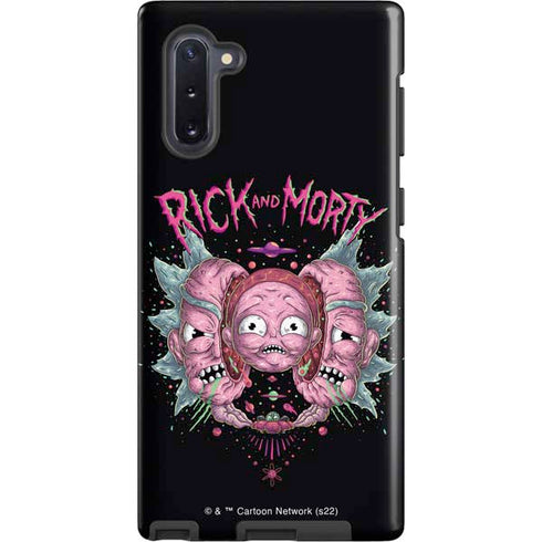 Adult Swim Rick and Morty Split Head Rick Galaxy Note 10 Pro Case
