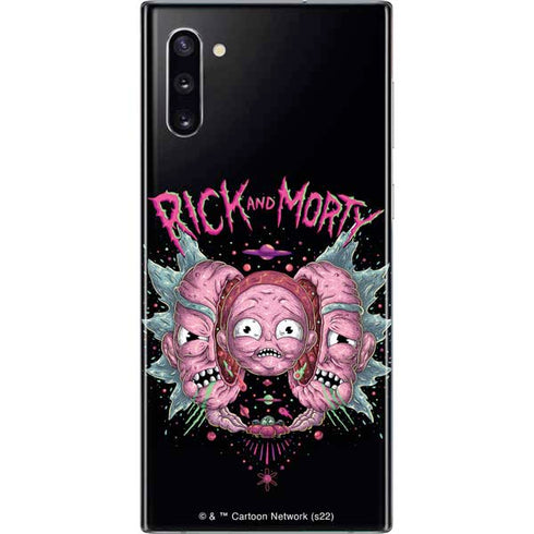 Adult Swim Rick and Morty Split Head Rick Galaxy Note 10 Skin