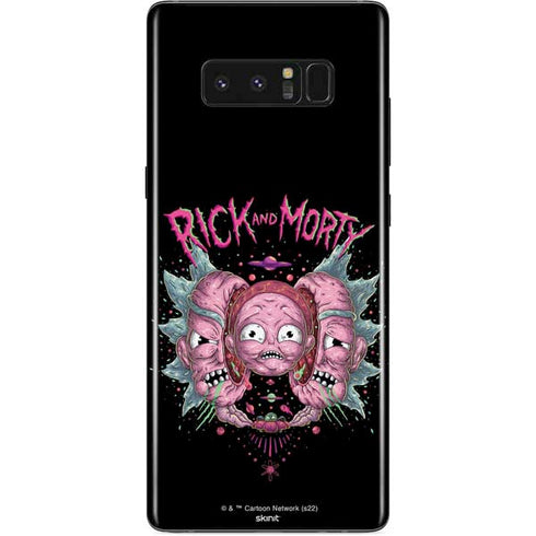 Adult Swim Rick and Morty Split Head Rick Galaxy Note 8 Skin