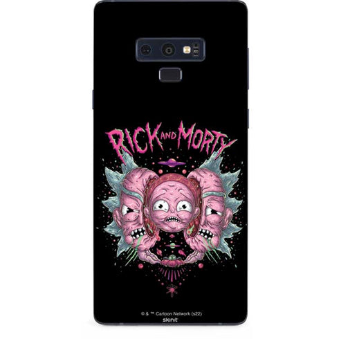 Adult Swim Rick and Morty Split Head Rick Galaxy Note 9 Skin