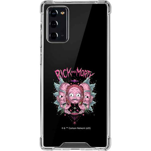 Adult Swim Rick and Morty Split Head Rick Galaxy Note20 5G Clear Case