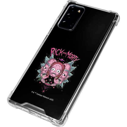 Adult Swim Rick and Morty Split Head Rick Galaxy Note20 5G Clear Case
