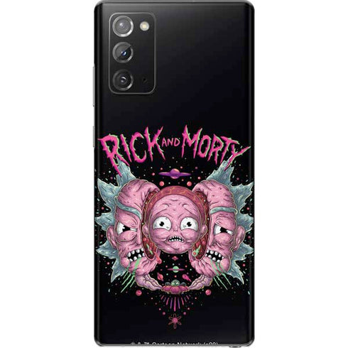 Adult Swim Rick and Morty Split Head Rick Galaxy Note20 5G Skin