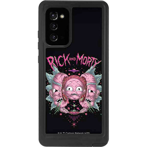 Adult Swim Rick and Morty Split Head Rick Galaxy Note20 5G Waterproof Case