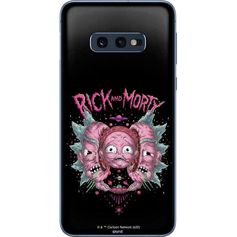 Adult Swim Rick and Morty Split Head Rick Galaxy S10e Skin