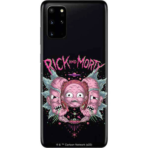 Adult Swim Rick and Morty Split Head Rick Galaxy S20 Plus Skin