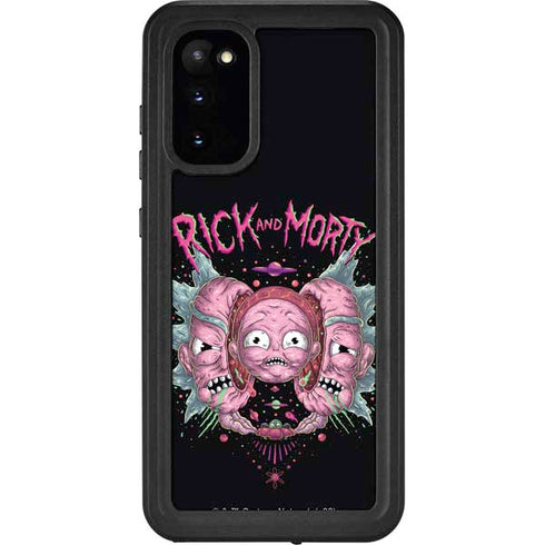 Adult Swim Rick and Morty Split Head Rick Galaxy S20 Waterproof Case