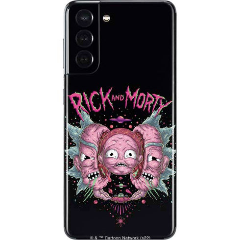 Adult Swim Rick and Morty Split Head Rick Galaxy S21 5G Skin