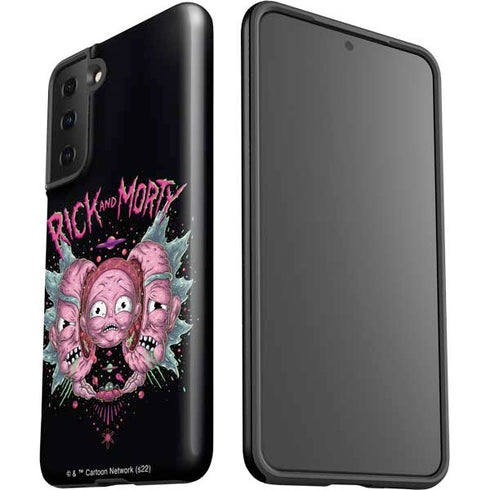 Adult Swim Rick and Morty Split Head Rick Galaxy S21 FE Pro Case