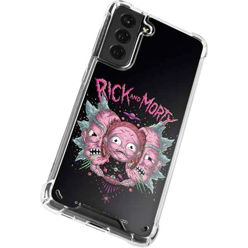 Adult Swim Rick and Morty Split Head Rick Galaxy S21 Plus 5G Clear Case