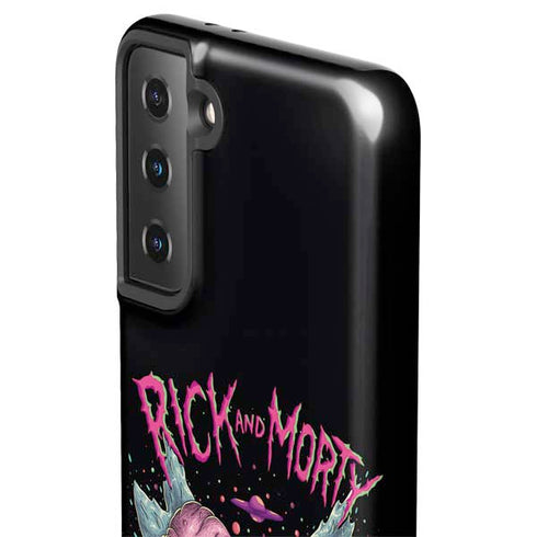 Adult Swim Rick and Morty Split Head Rick Galaxy S21 Plus 5G Pro Case