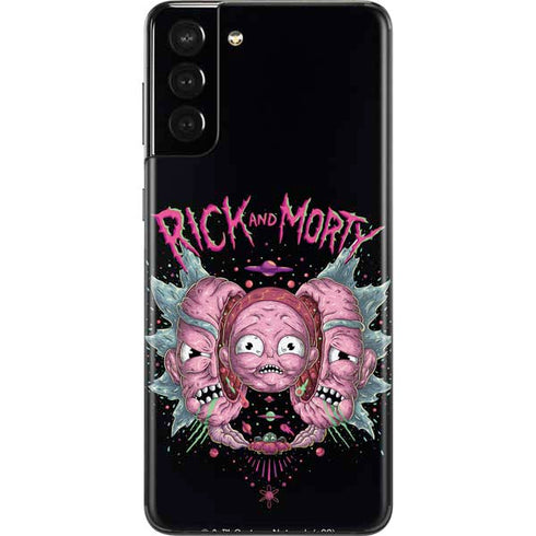 Adult Swim Rick and Morty Split Head Rick Galaxy S21 Plus 5G Skin