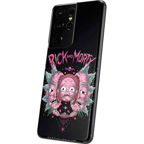 Adult Swim Rick and Morty Split Head Rick Galaxy S21 Ultra 5G Skin