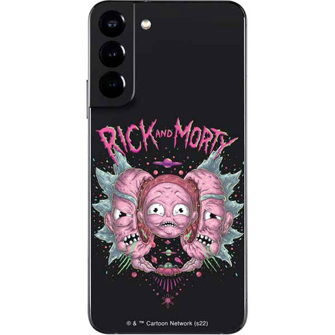 Adult Swim Rick and Morty Split Head Rick Galaxy S22 Plus Skin