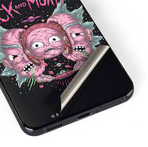 Adult Swim Rick and Morty Split Head Rick Galaxy S22 Skin