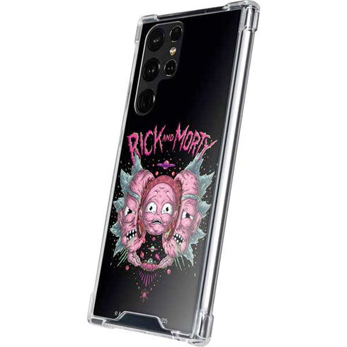 Adult Swim Rick and Morty Split Head Rick Galaxy S22 Ultra Clear Case