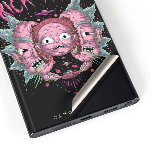 Adult Swim Rick and Morty Split Head Rick Galaxy S22 Ultra Skin