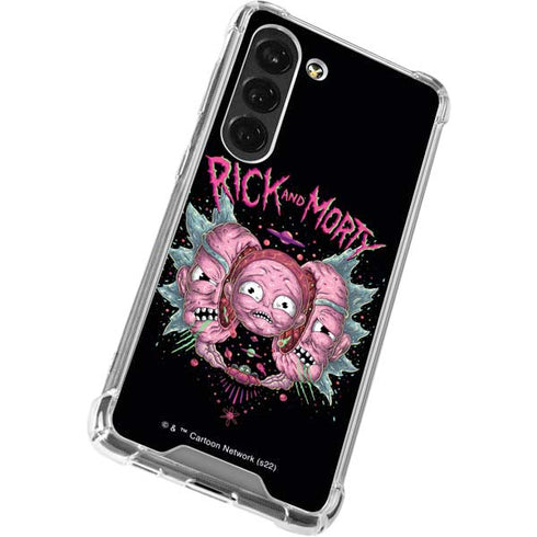 Adult Swim Rick and Morty Split Head Rick Galaxy S23 Clear Case