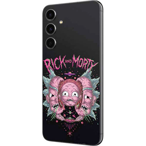 Adult Swim Rick and Morty Split Head Rick Galaxy S23 FE Skin
