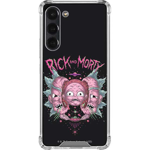 Adult Swim Rick and Morty Split Head Rick Galaxy S23 Plus Clear Case
