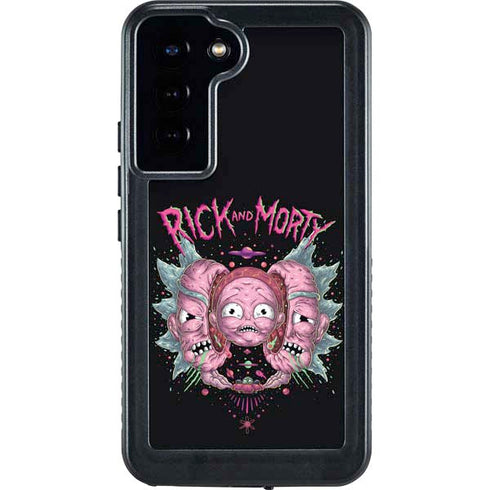 Adult Swim Rick and Morty Split Head Rick Galaxy S23 Plus Waterproof Case
