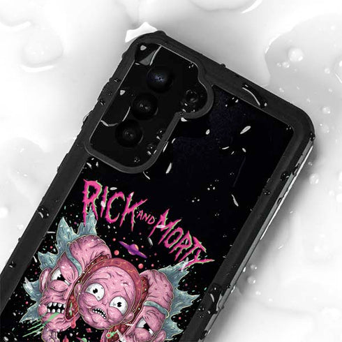 Adult Swim Rick and Morty Split Head Rick Galaxy S23 Plus Waterproof Case