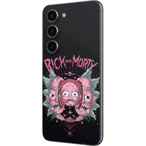 Adult Swim Rick and Morty Split Head Rick Galaxy S23 Skin