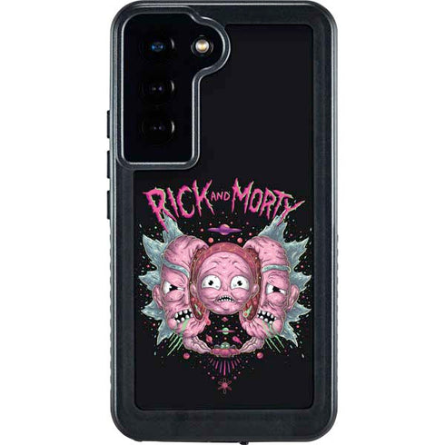 Adult Swim Rick and Morty Split Head Rick Galaxy S23 Waterproof Case