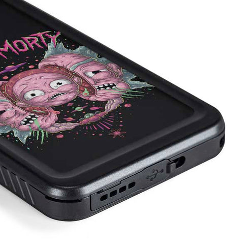 Adult Swim Rick and Morty Split Head Rick Galaxy S23 Waterproof Case
