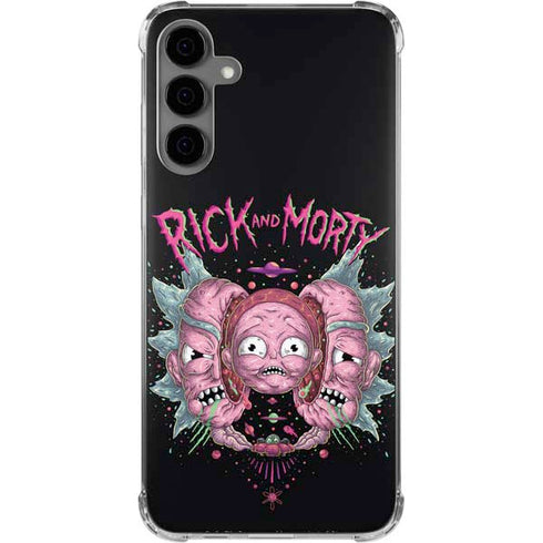 Adult Swim Rick and Morty Split Head Rick Galaxy S24 Plus Clear Case
