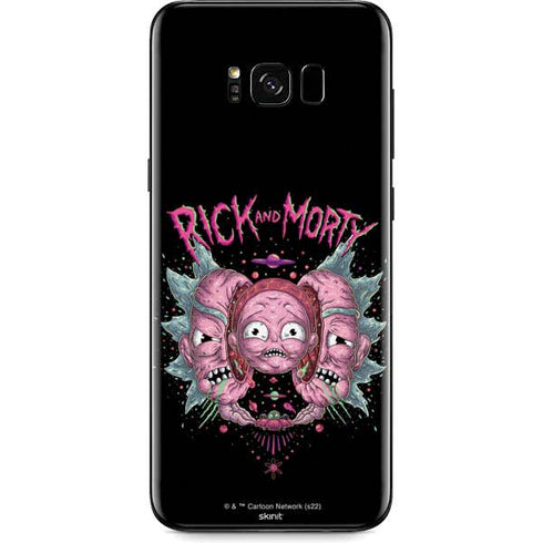 Adult Swim Rick and Morty Split Head Rick Galaxy S8 Skin