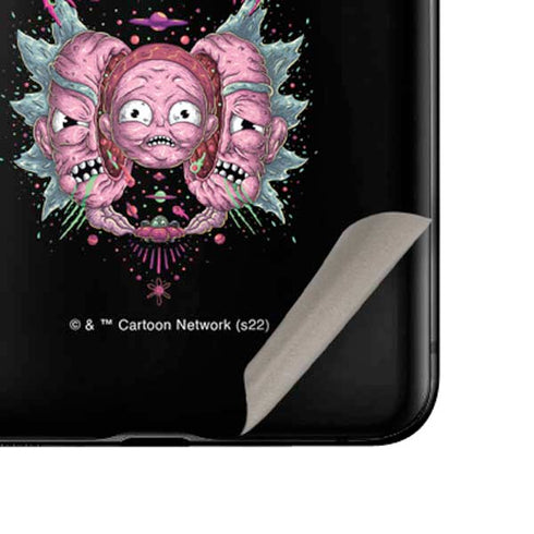 Adult Swim Rick and Morty Split Head Rick Galaxy Z Flip Skin