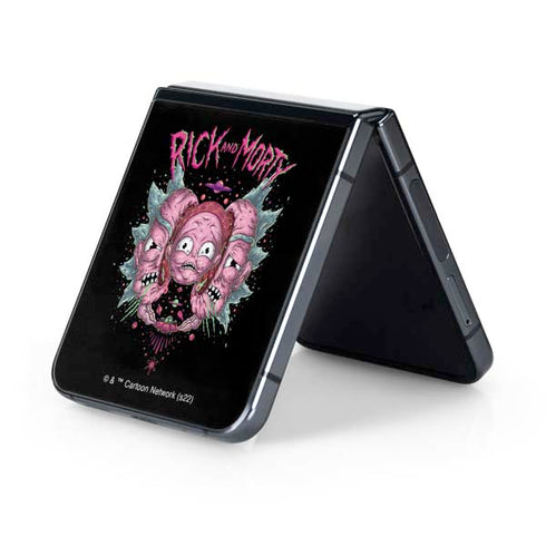 Adult Swim Rick and Morty Split Head Rick Galaxy Z Flip5 5G Skin