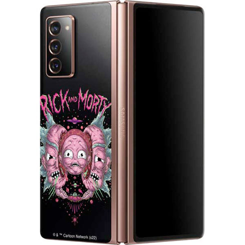 Adult Swim Rick and Morty Split Head Rick Galaxy Z Fold2 5G Skin