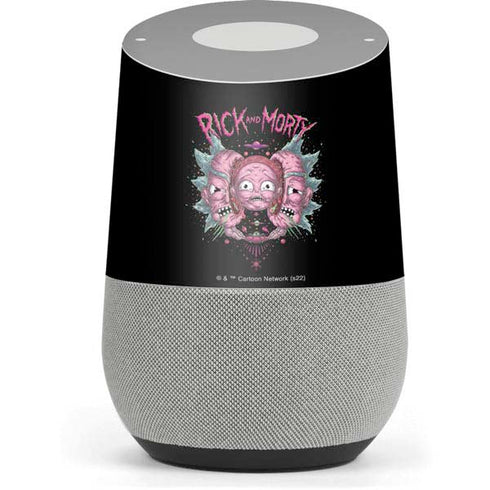 Adult Swim Rick and Morty Split Head Rick Google Home Skin